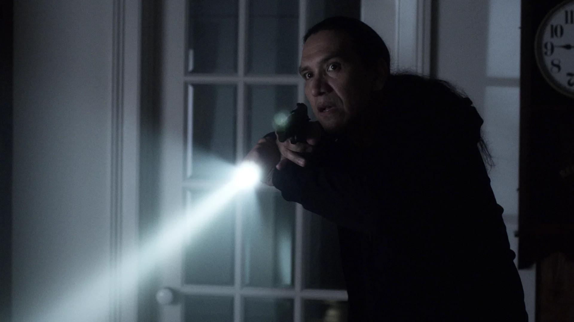 Still from The Night Is Darkening Round Me