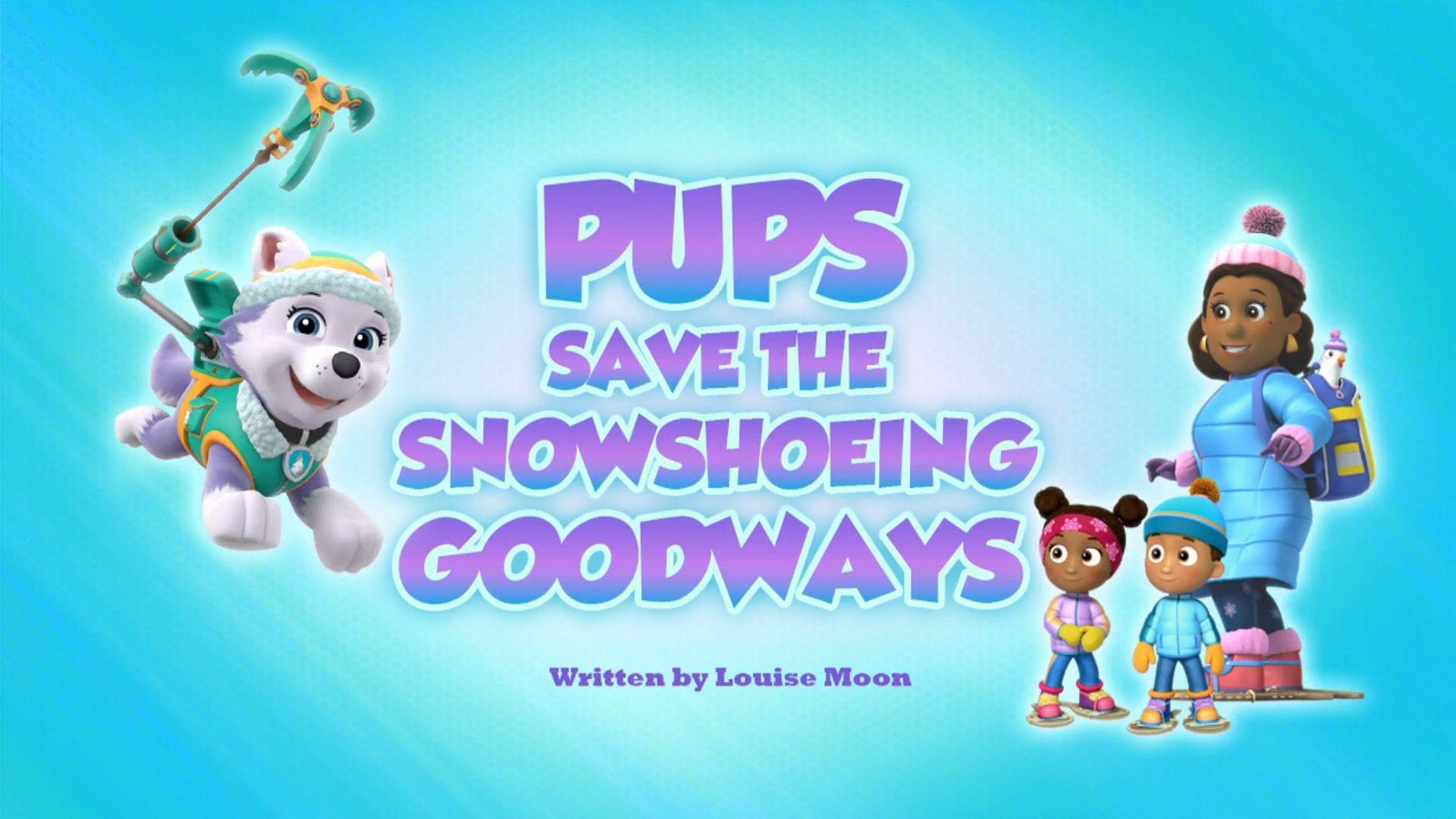 Still from Pups Save the Snowshoeing Goodways