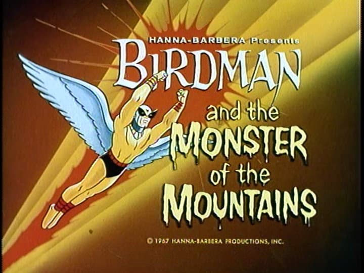 Still from Birdman and The Monster of the Mountains