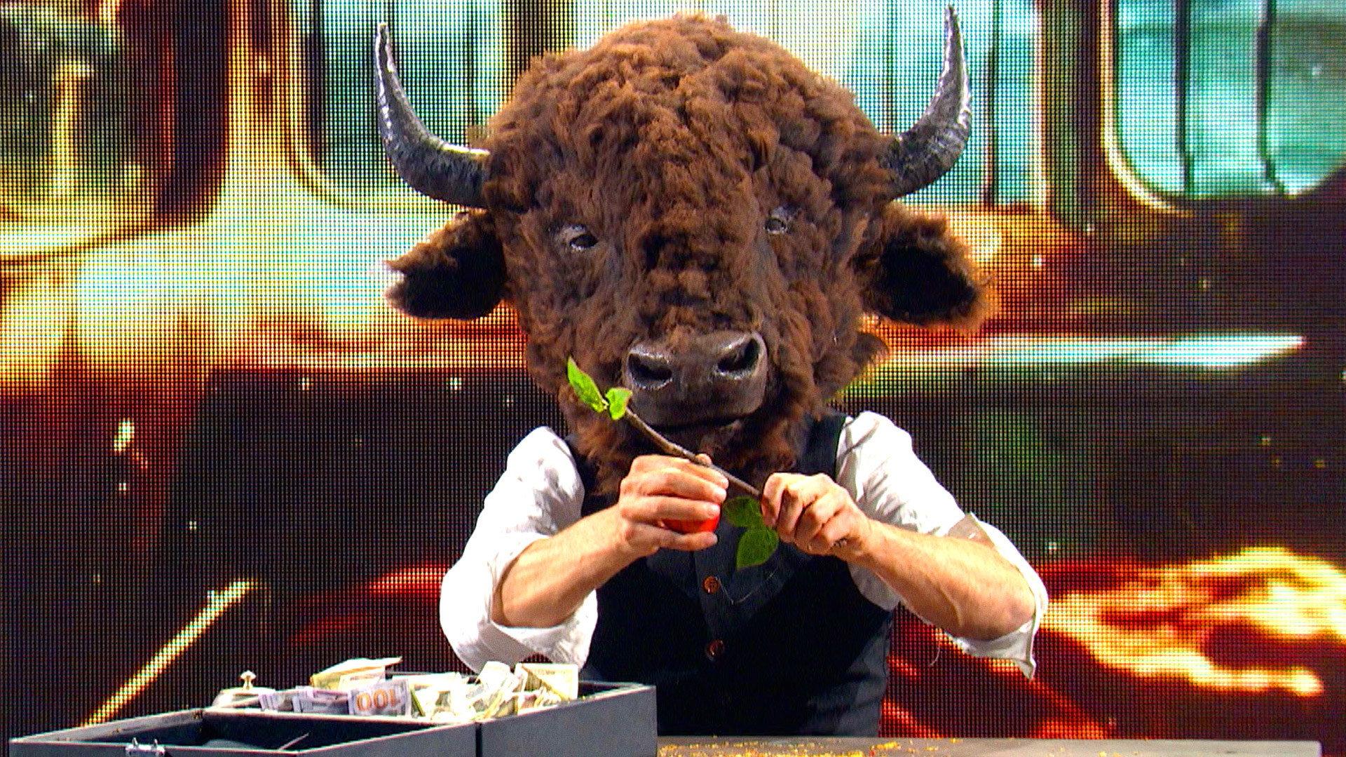 Still from Can a Bison Buffalo Penn & Teller?