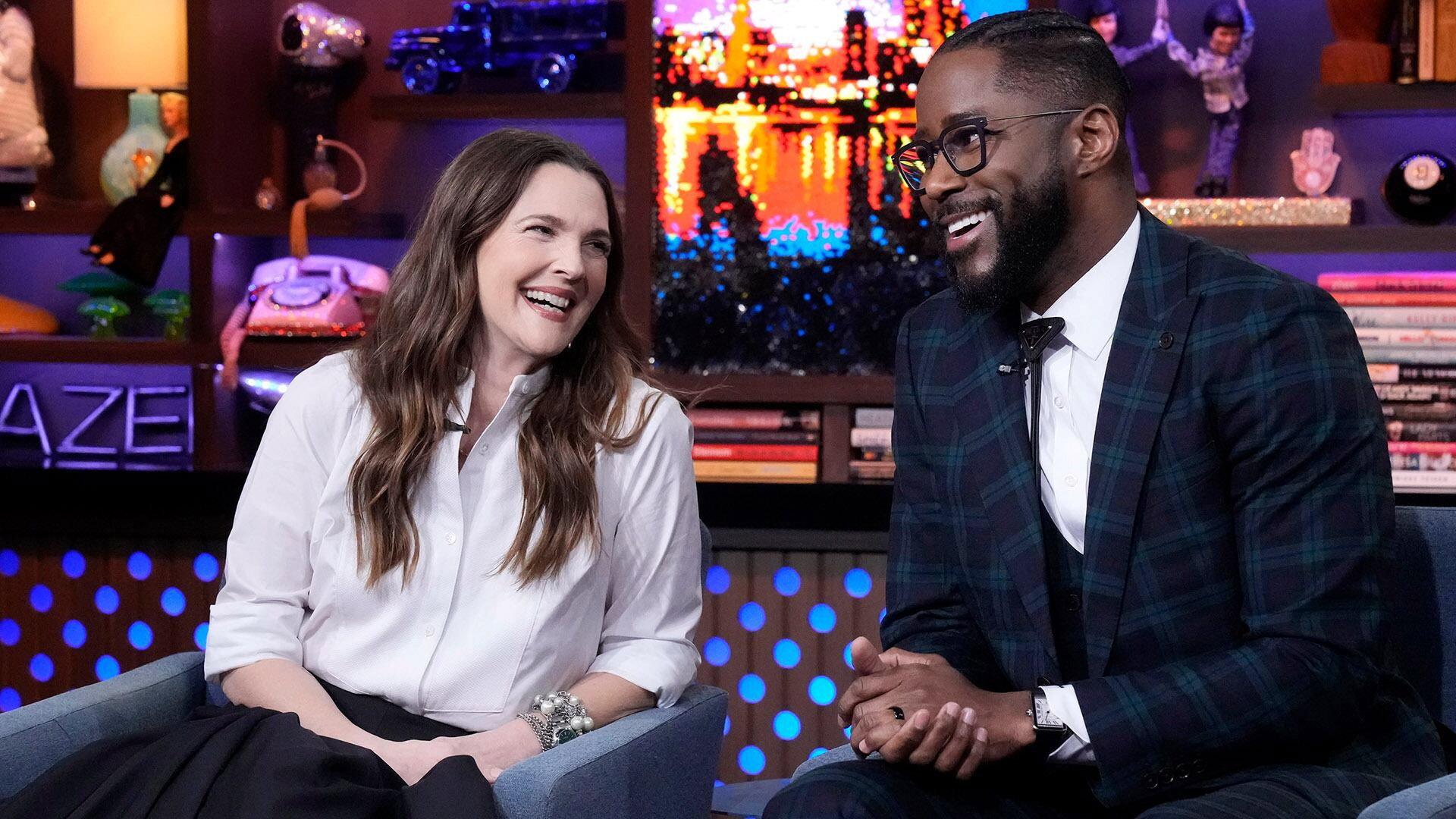 Still from Drew Barrymore, Nate Burleson