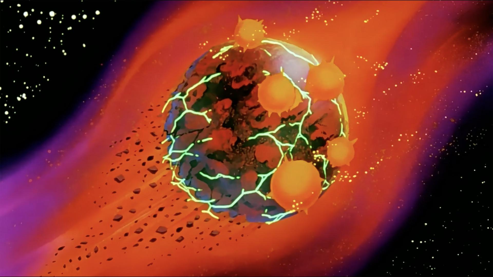 Still from Namek's Explosion... Goku's End?