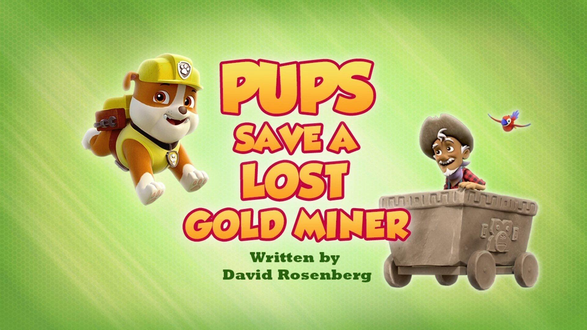 Still from Pups Save a Lost Gold Miner