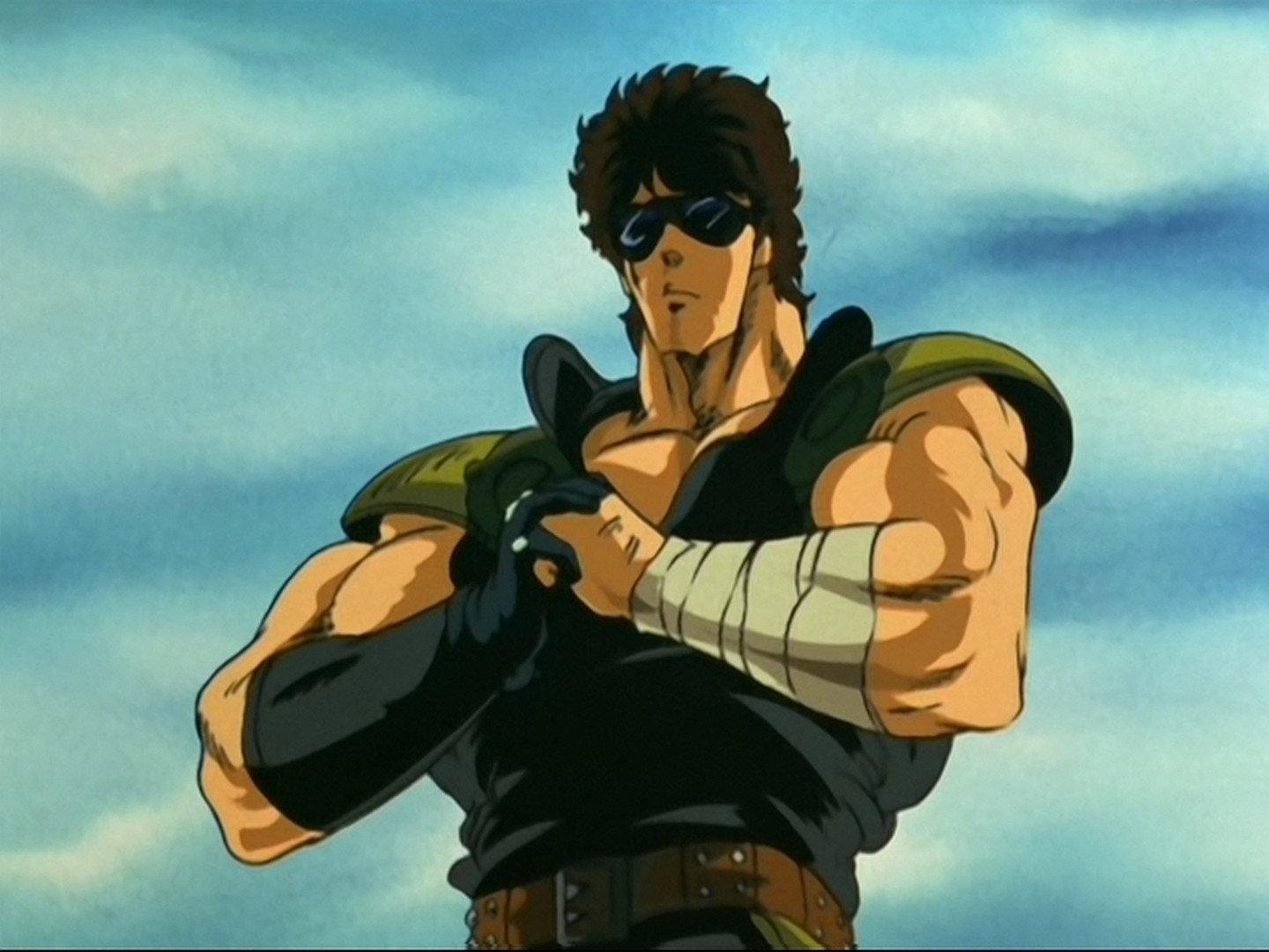 Still from The Ordeal Never Ends! Kenshiro Crosses the Ocean!!