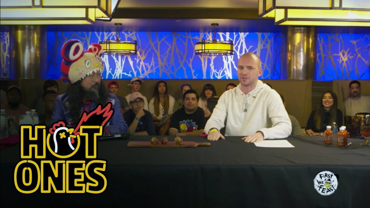 Still from Hot Ones LIVE Trivia with Super Fans at ComplexCon