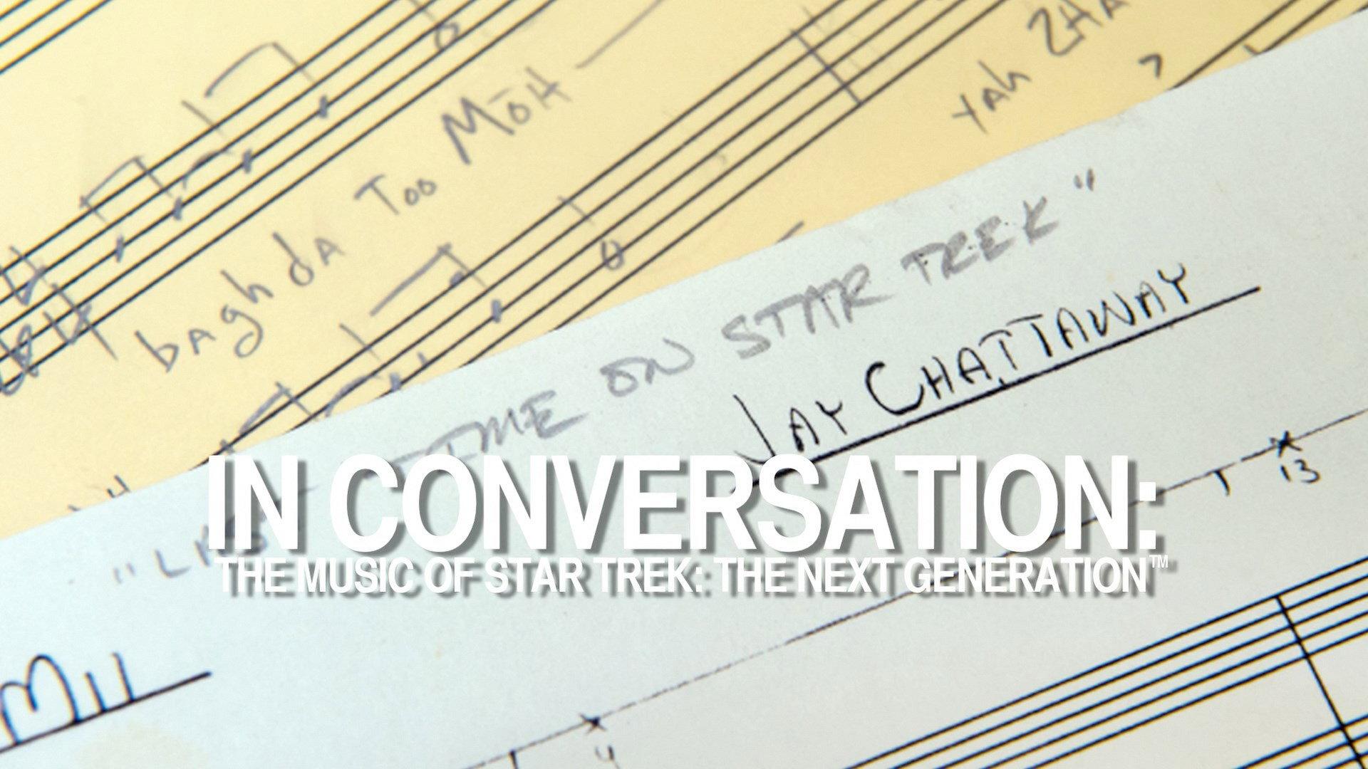 Still from In Conversation: The Music of Star Trek: The Next Generation