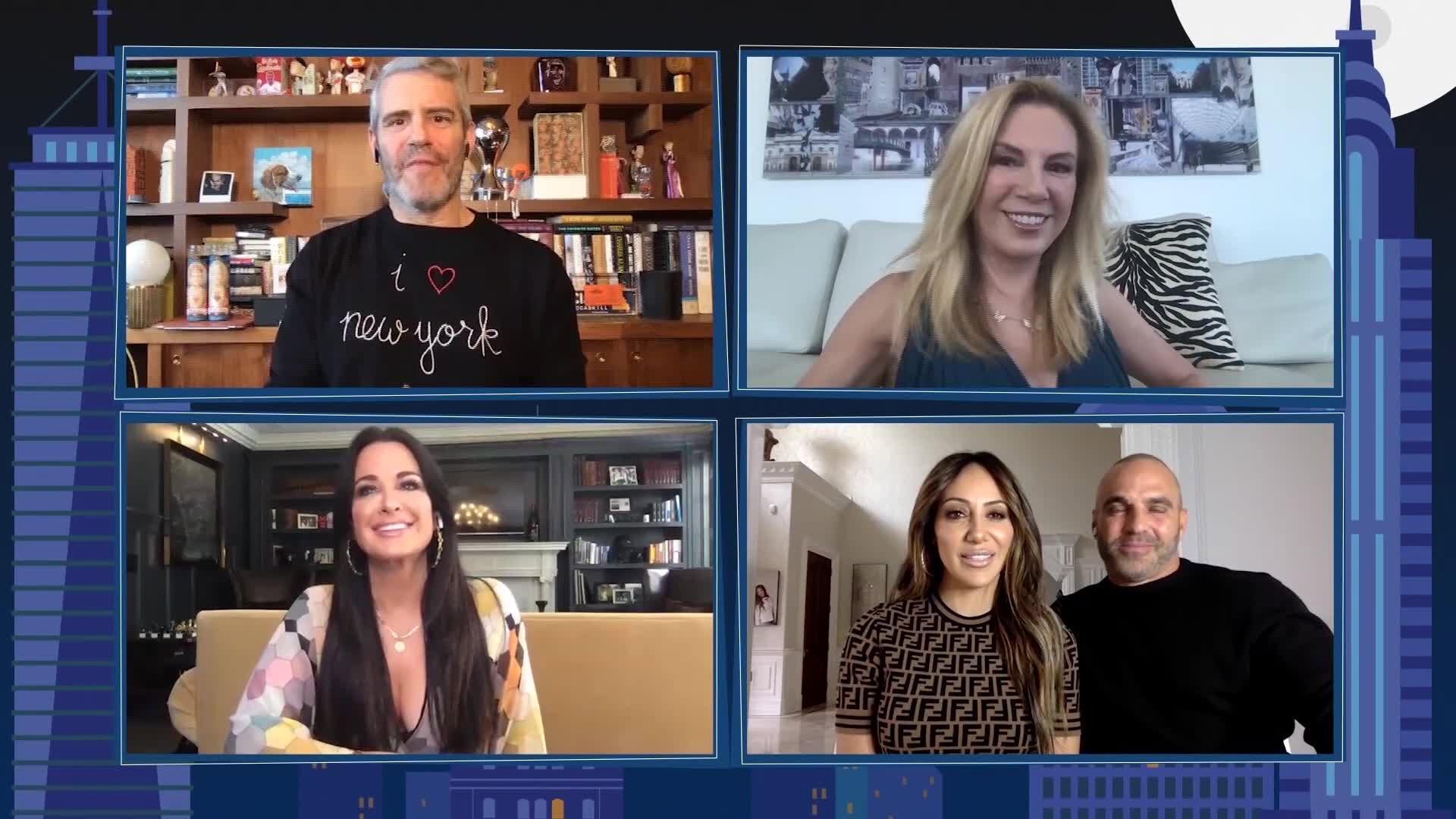 Still from Kyle Richards, Ramona Singer, and Joe & Melissa Gorga