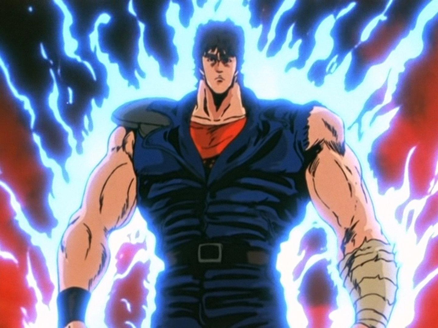 Still from The Ultimate Secret Technique, Unconscious Transmigration! Raoh, I've Got You Now!!