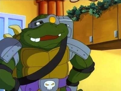 Still from Donatello Trashes Slash