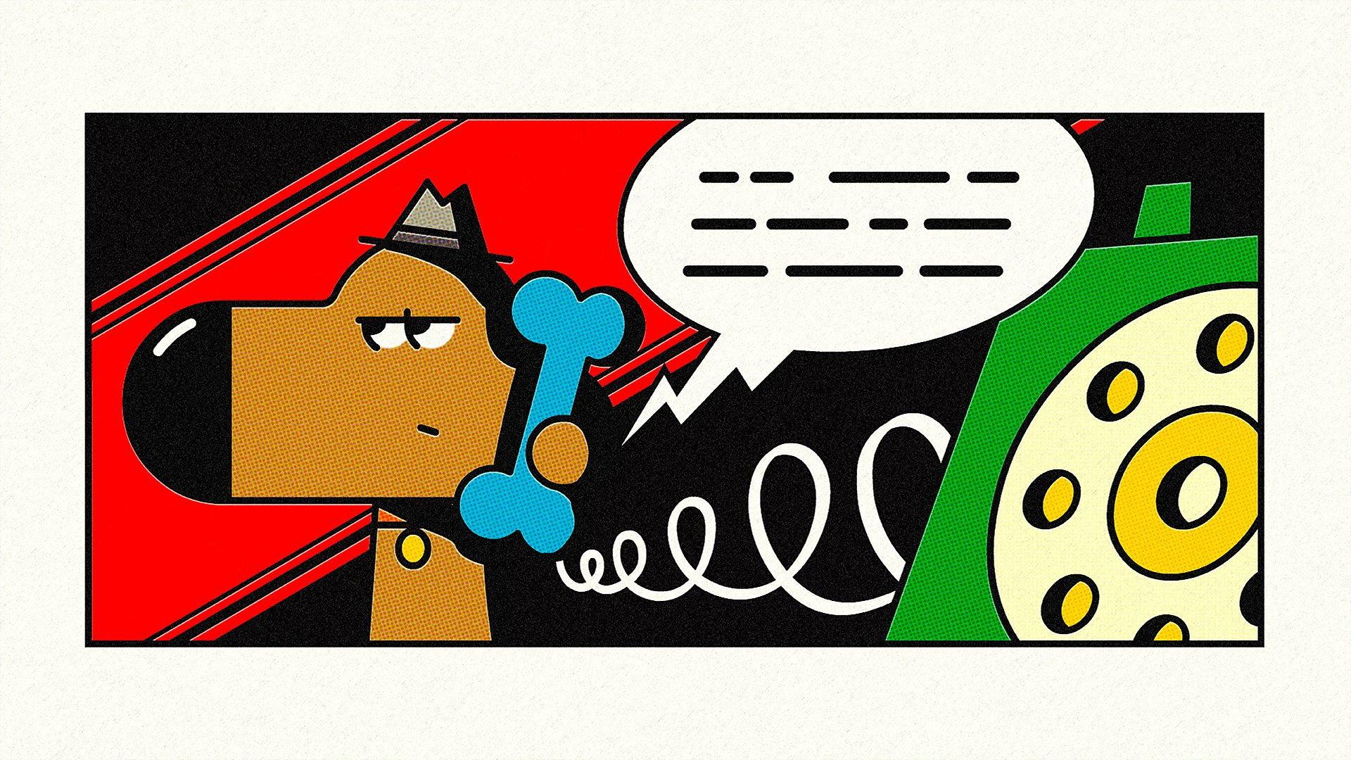 Still from The Comic Badge