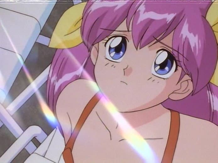Still from Wedding Peach DX: Revival of the Love Angels! We'll Fight Even When We Go to the Beach