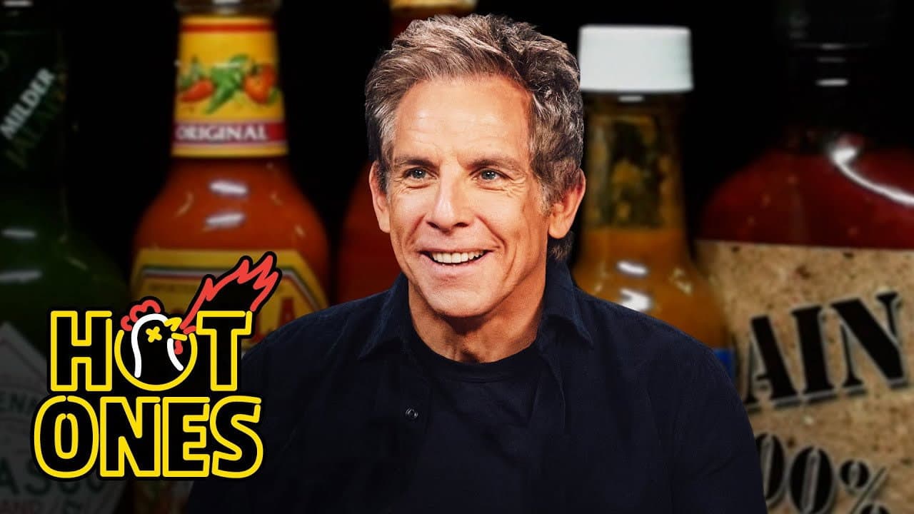 Still from Ben Stiller Giggles Uncontrollably While Eating Spicy Wings