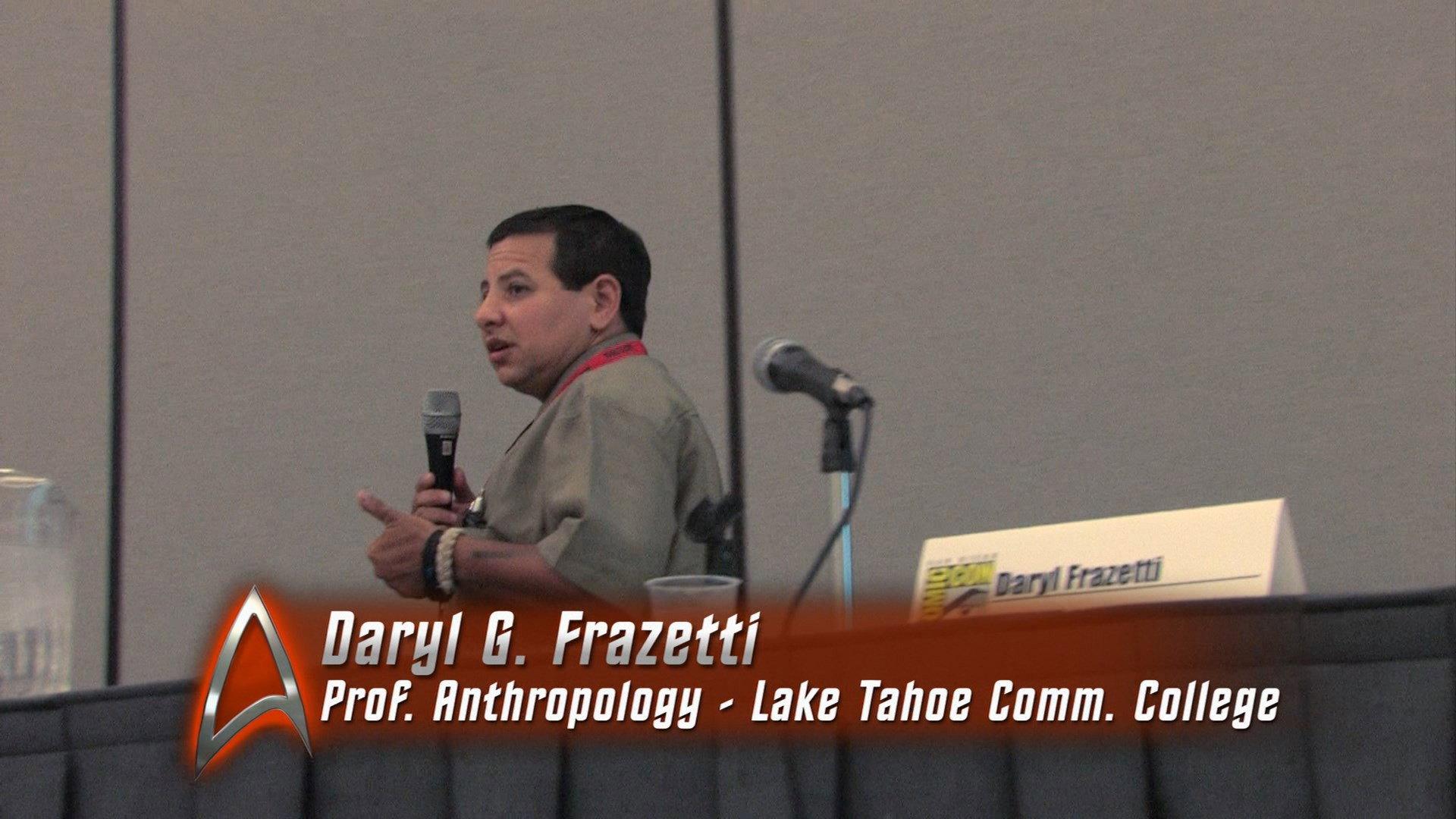 Still from "The Anthropology of Star Trek" Comic-Con Panel 2009