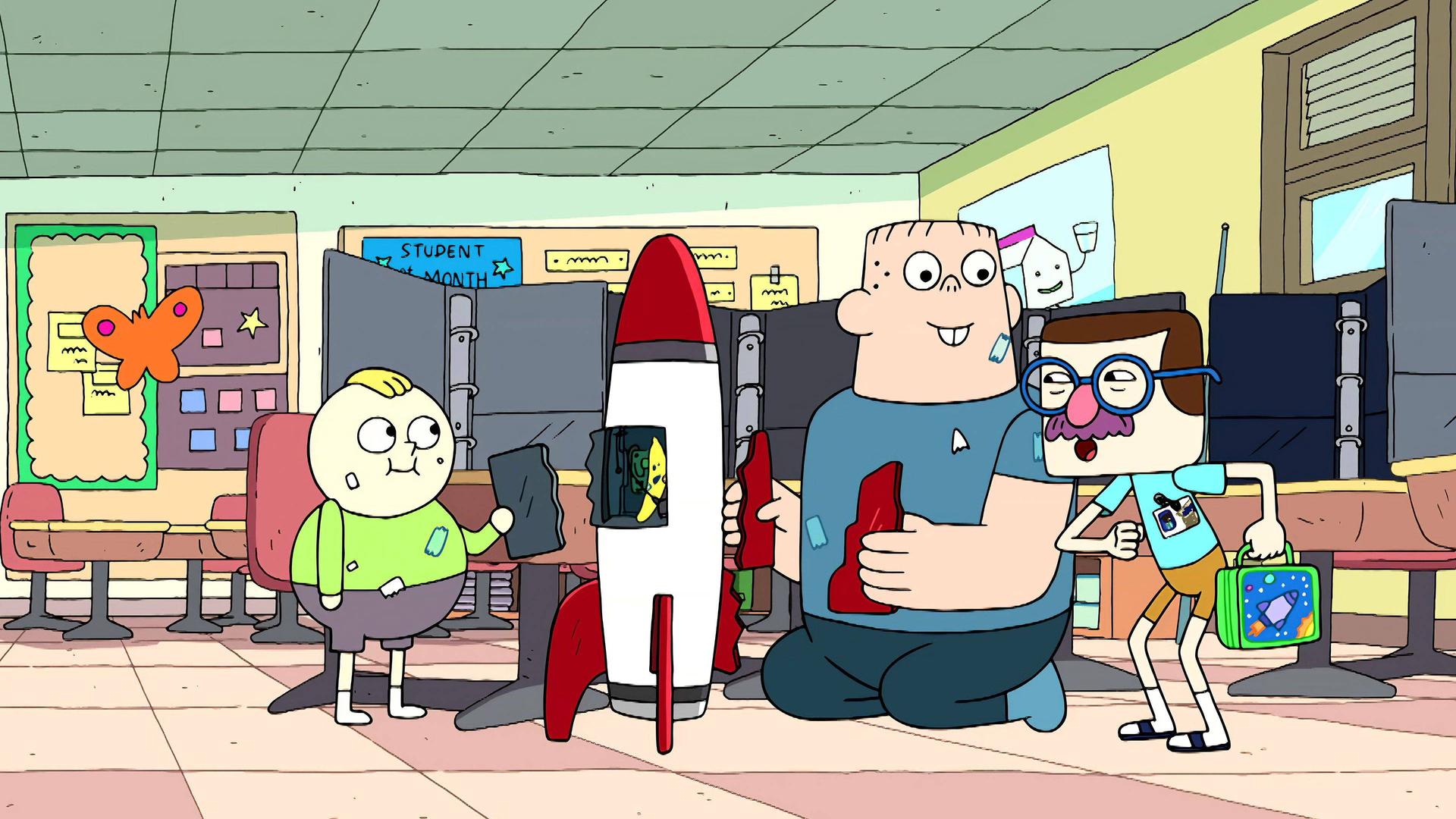 Still from Space Race