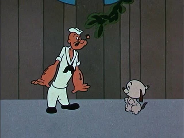 Still from Dog Catcher Popeye