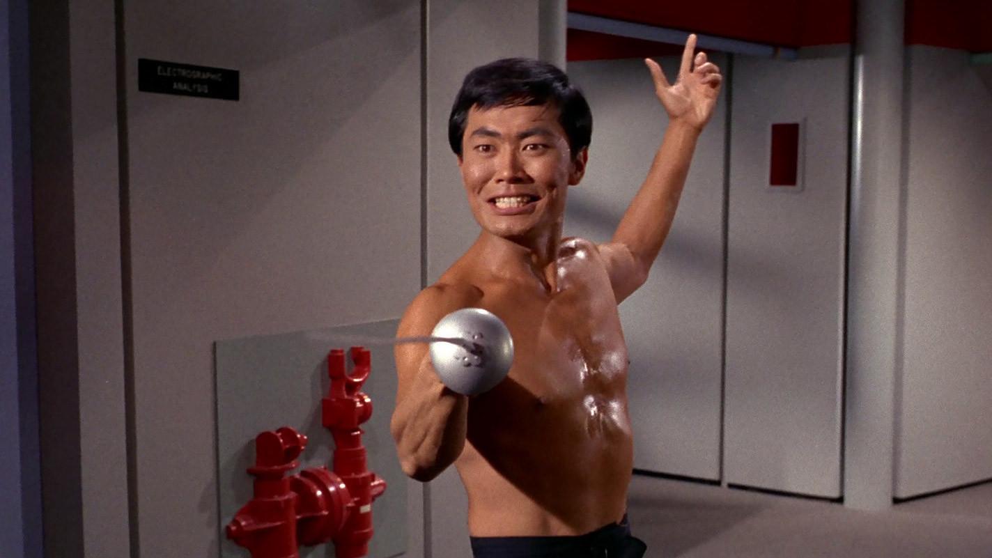 Still from The Naked Time