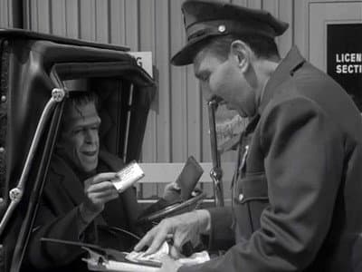 Still from Herman’s Driving Test