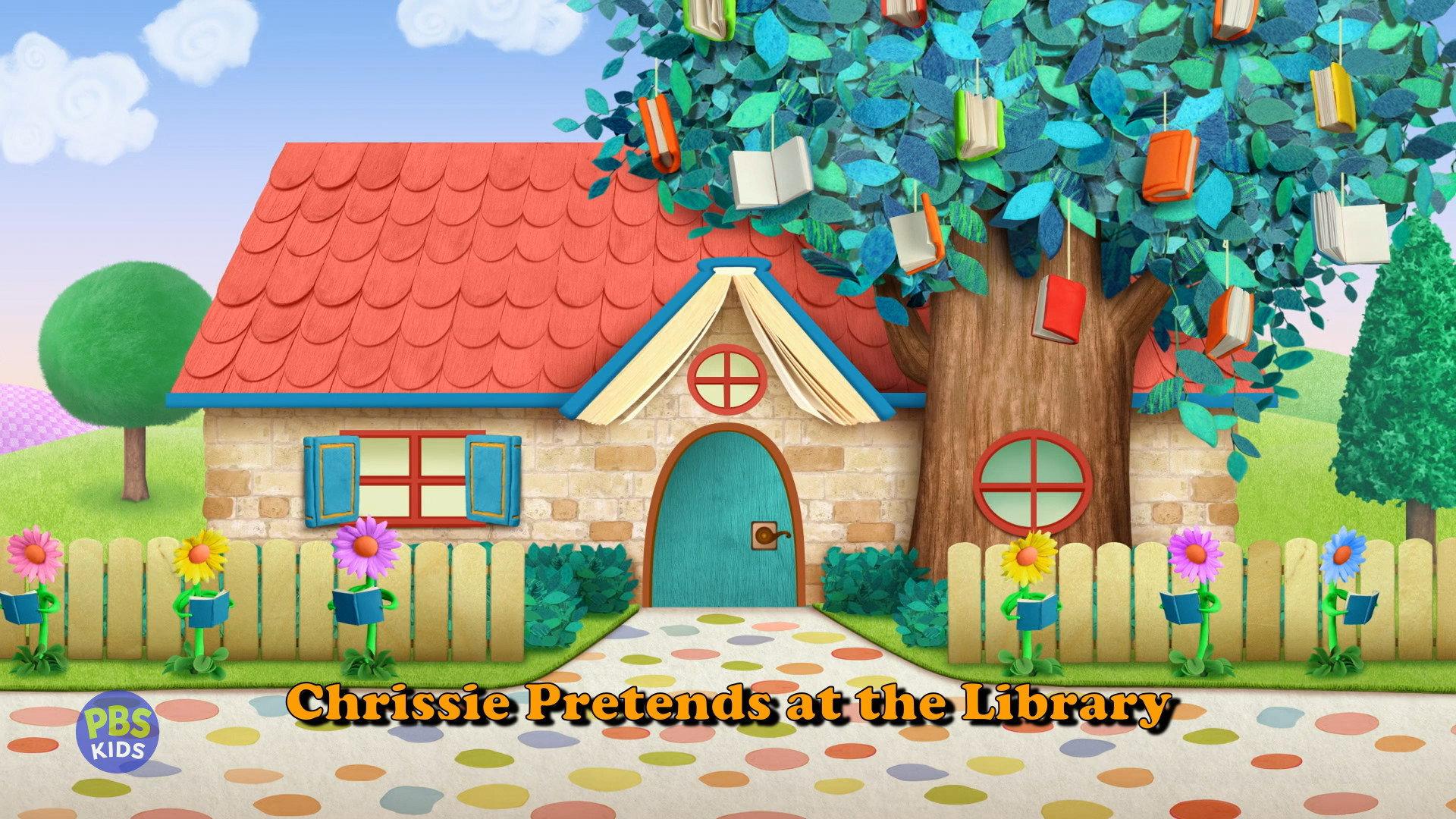 Still from Chrissie Pretends at the Library