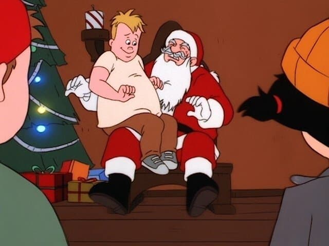 Still from Yes, Mikey, Santa Does Shave