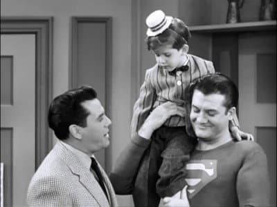 Still from Lucy and Superman