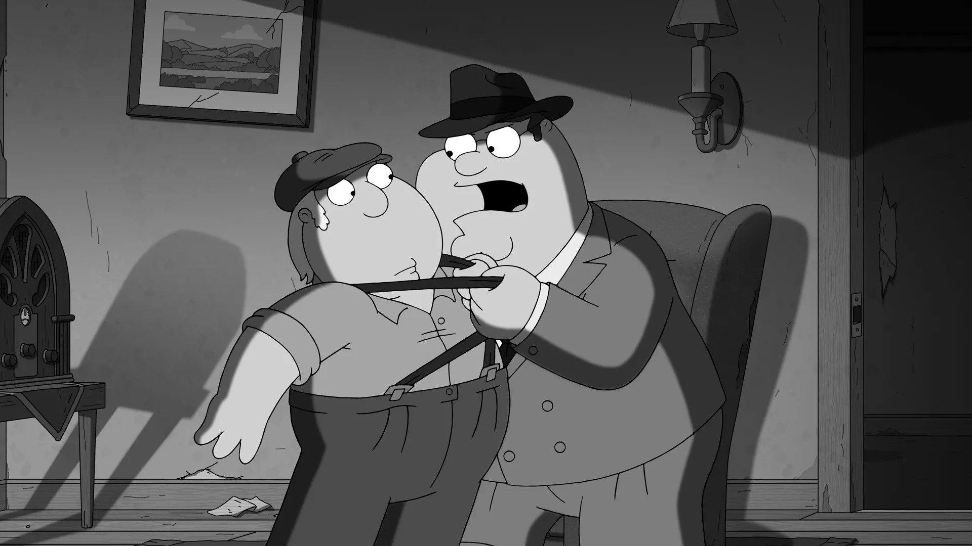 Still from The Fatman Always Rings Twice