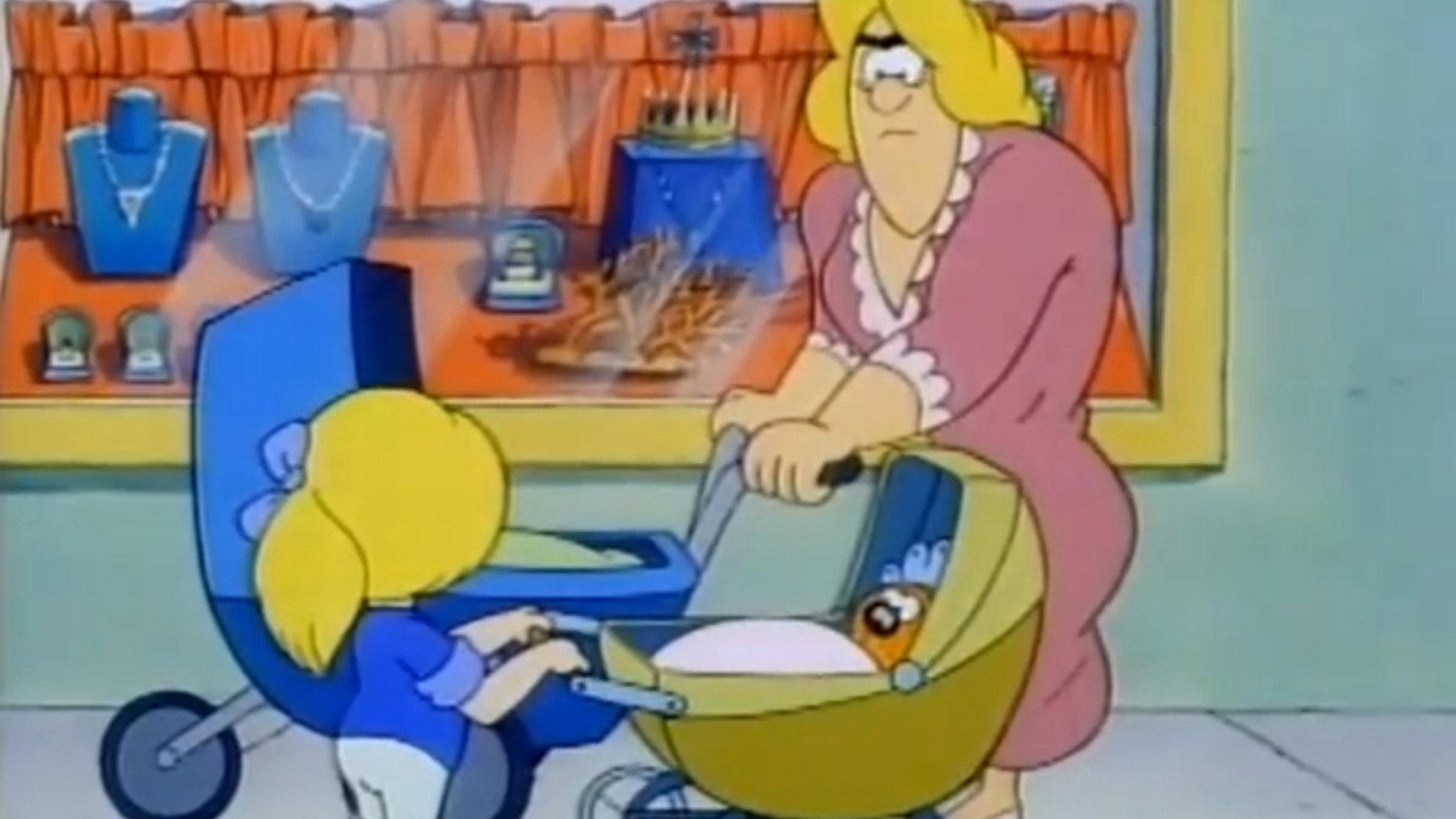 Still from The Baby Buggy Badguys