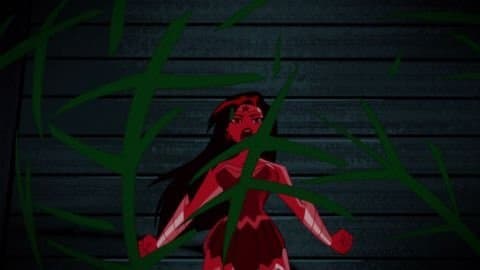 Still from Superman Red vs Superman Blue