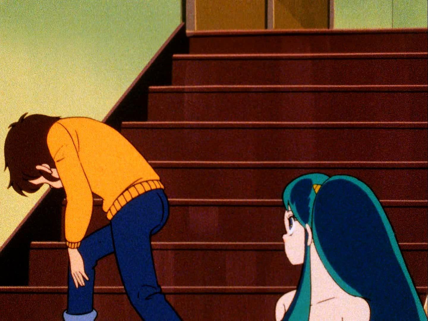 Still from A Cat with a Grudge on the Stairs