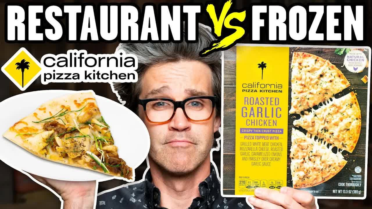 Still from Store Bought Restaurant Food Taste Test