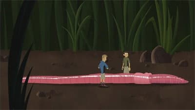 Still from Mystery of the Squirmy Wormy
