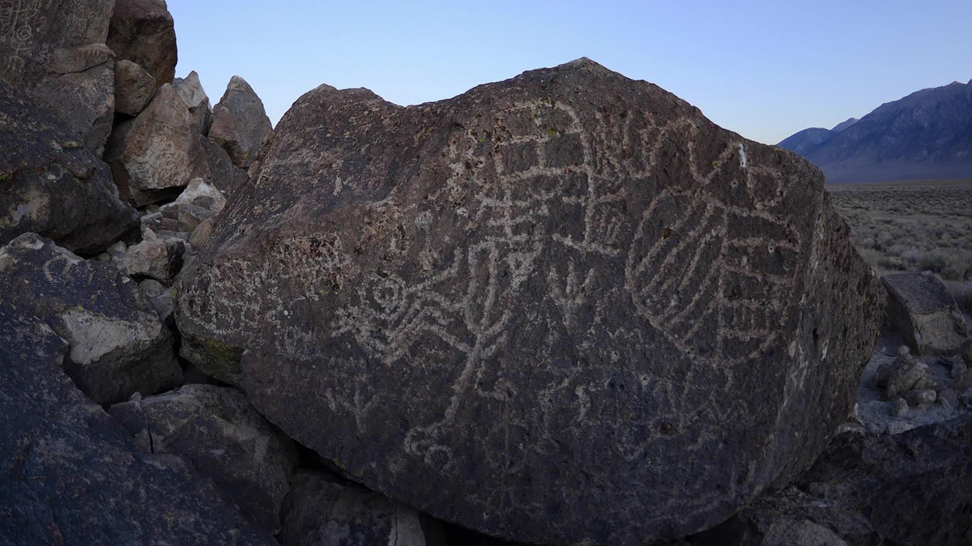 Still from The Top Ten Alien Petroglyphs
