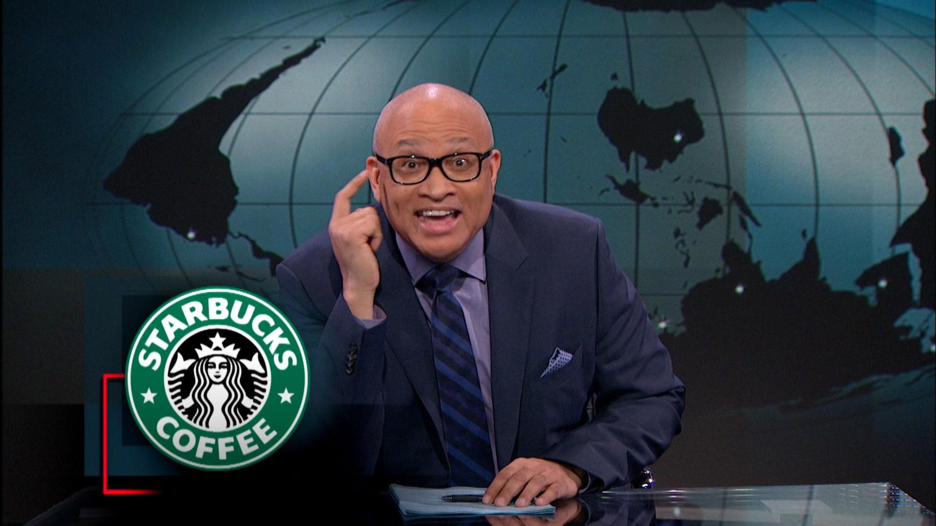 Still from Starbucks's “Race Together” Campaign