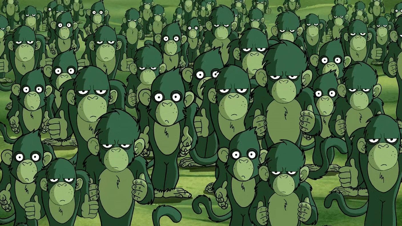 Still from The Year of the Green Monkey