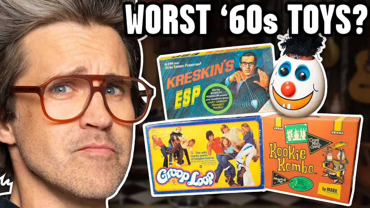 Still from We Found The Dumbest Discontinued Toy