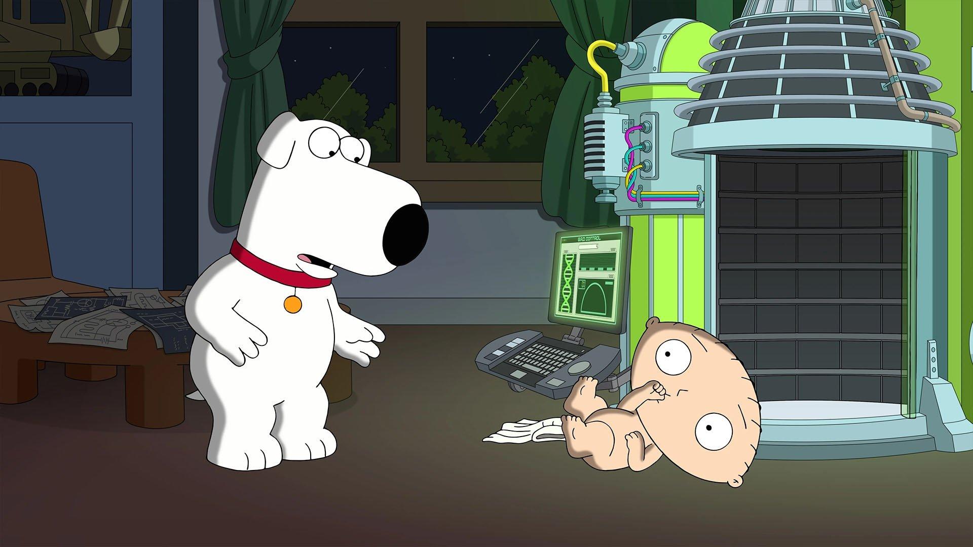 Still from Baby Stewie