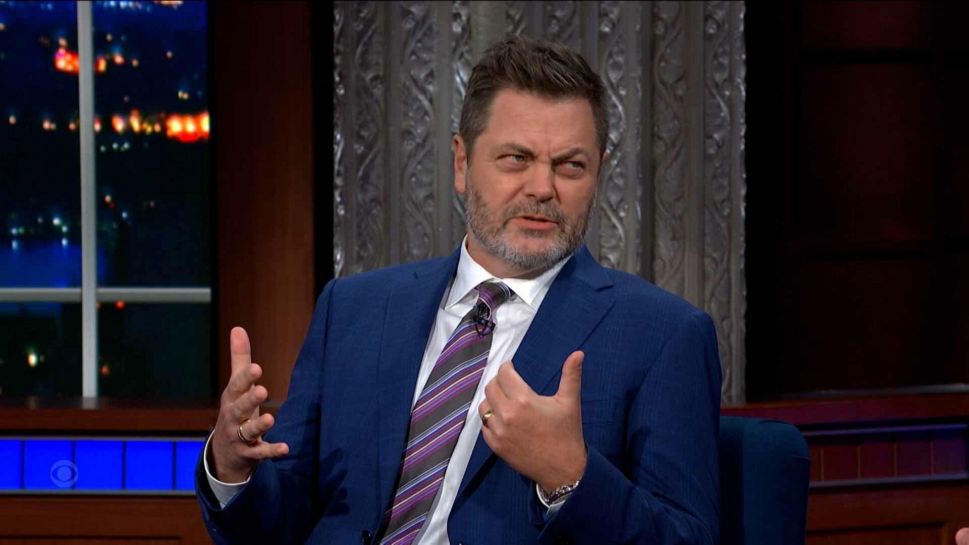 Still from Nick Offerman, Charlamagne Tha God