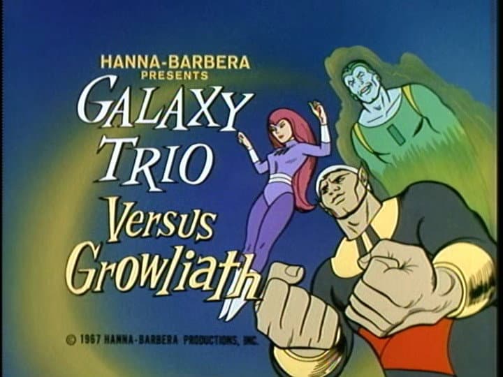 Still from The Galaxy Trio Versus Growliath