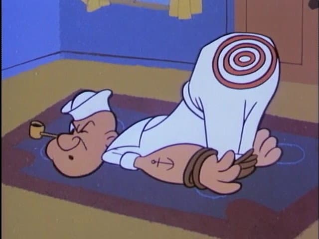 Still from Popeye's Junior Headache