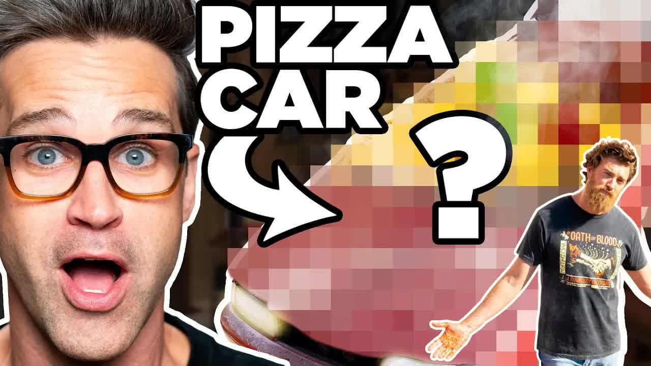 Still from Can We Turn A Car Into A Pizza?