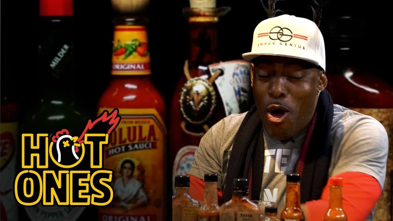 Still from Coolio Talks Hip-Hop Cooking and "Gangsta's Paradise" Folklore While Eating Spicy Wings
