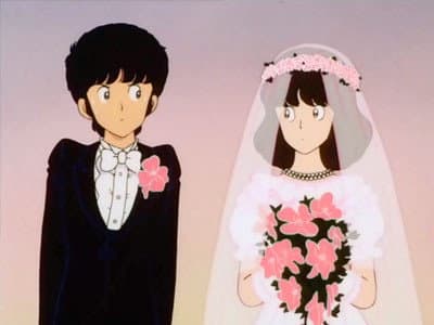 Still from Really! Tatsuya and Minami's wedding clothes!?