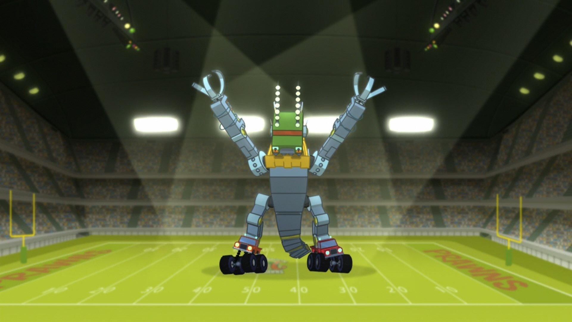 Still from Kickasaurus Wrecks