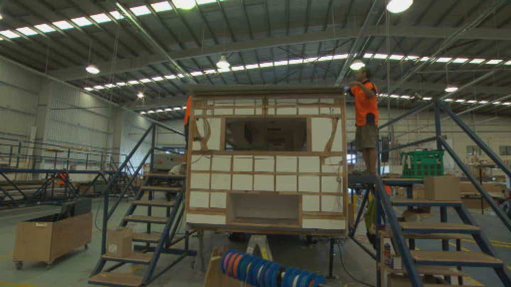 Still from Caravans, Tuning Forks, Ice Resurfacers, Festival of Lights