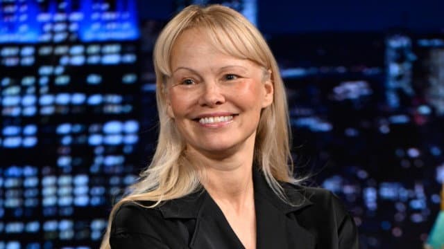 Still from Pamela Anderson, Andrew Rannells, Lil Baby