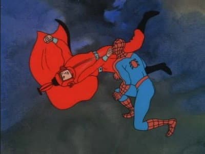 Still from Spiderman Meets Skyboy