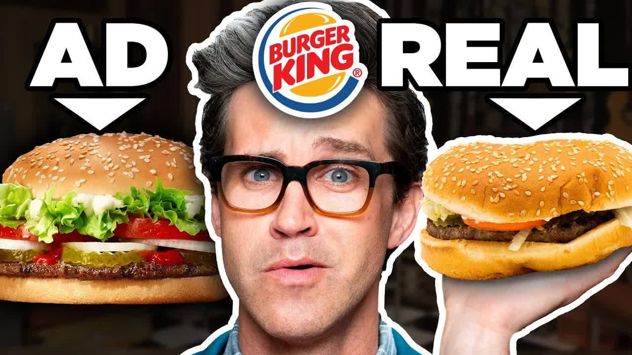 Still from Fast Food Ads vs. Real Life Food (Test)