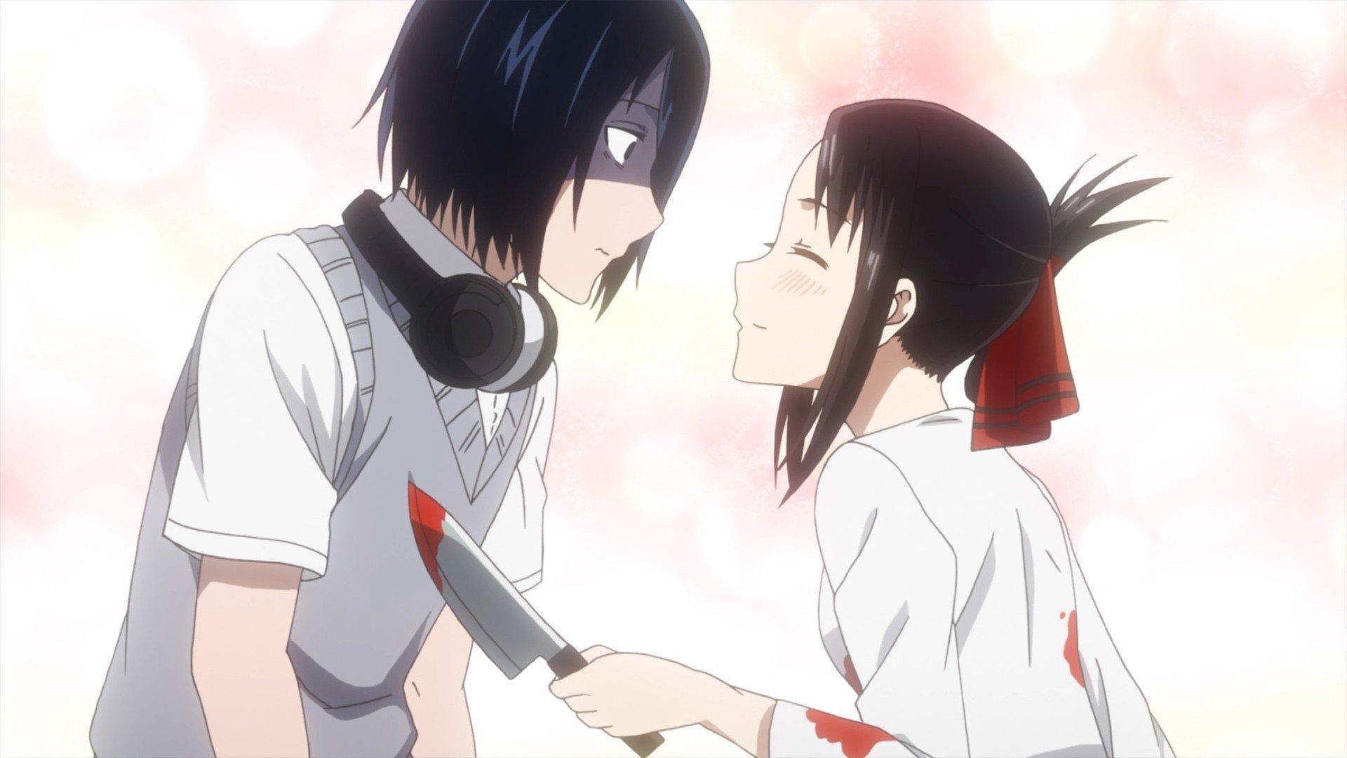 Still from Yu Ishigami Wants to Live / Chika Fujiwara Wants to Test You / Kaguya Wants to Be Noticed