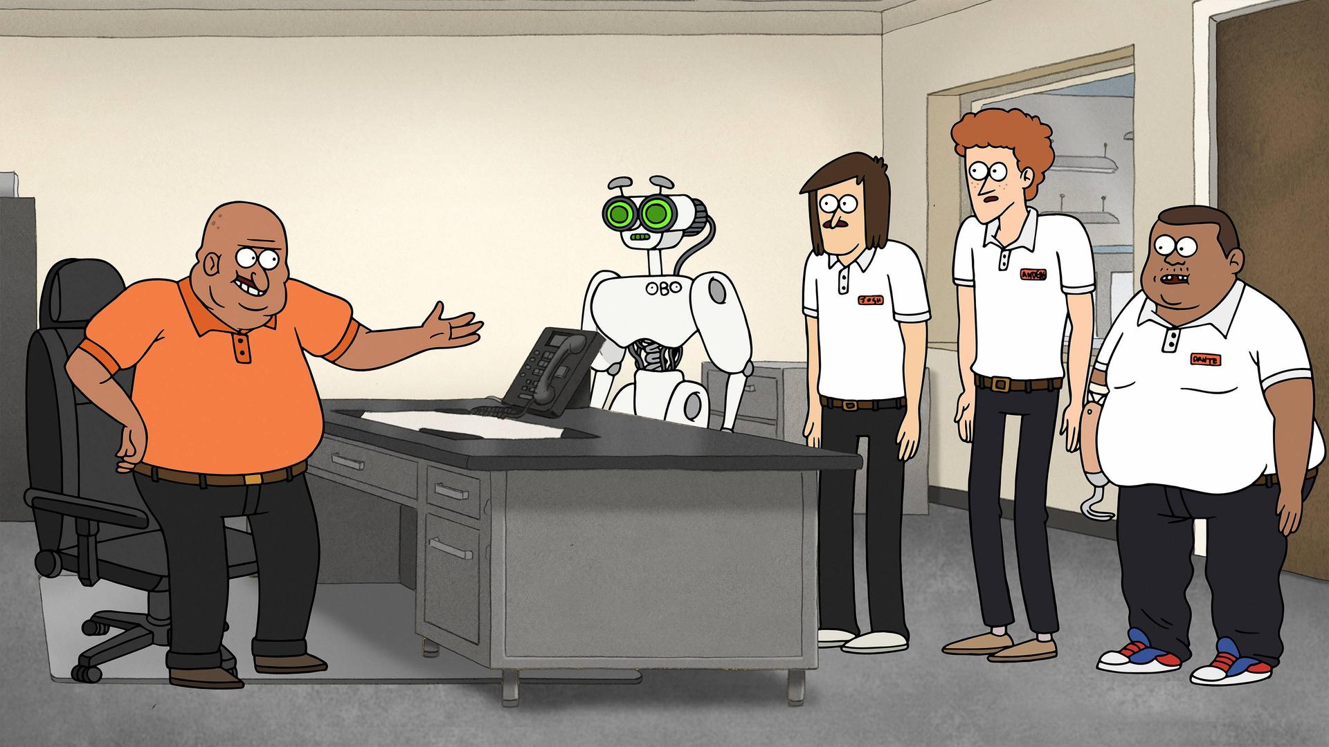 Still from Robots with Benefits