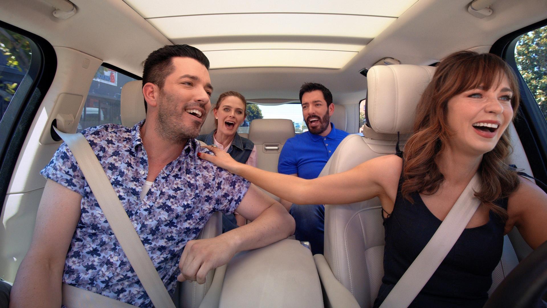 Still from Deschanel Sisters & Property Brothers