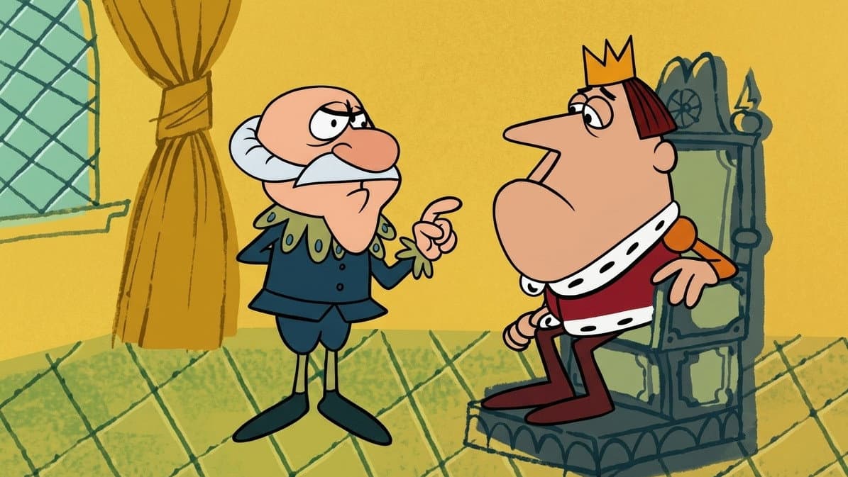 Still from Fractured Fairy Tales - The Absent Minded King